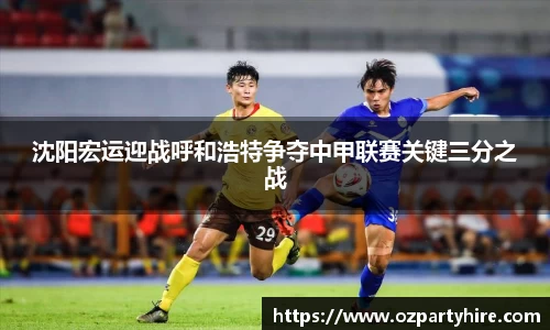 沈阳宏运迎战呼和浩特争夺中甲联赛关键三分之战